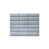 3D - PVC obkladový panel - Kachlička podélná šedá