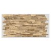 Wall Art Decor, PVC obkladové 3D panely Kámen štípaný hnědý