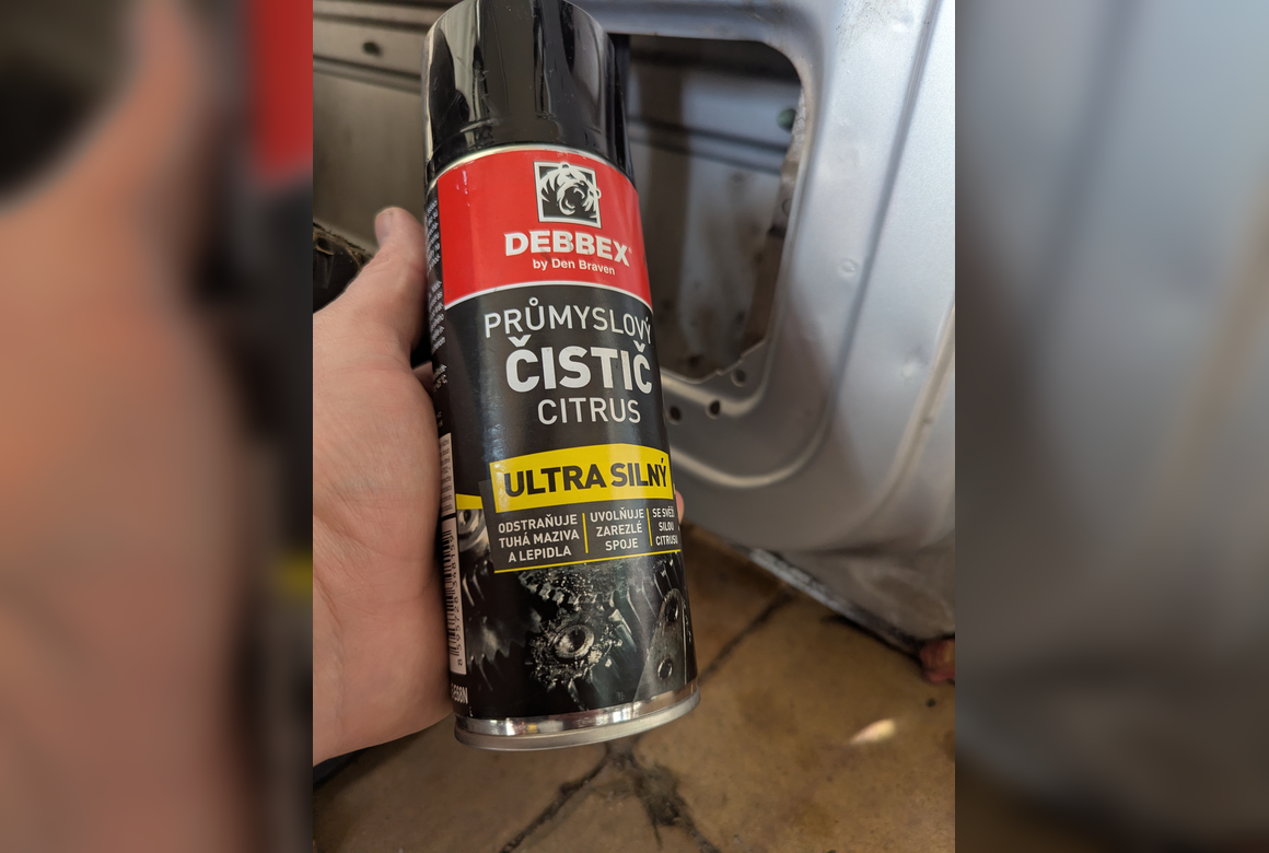 Placeholder pro ukázku přípravy povrchu čističem CITRUS