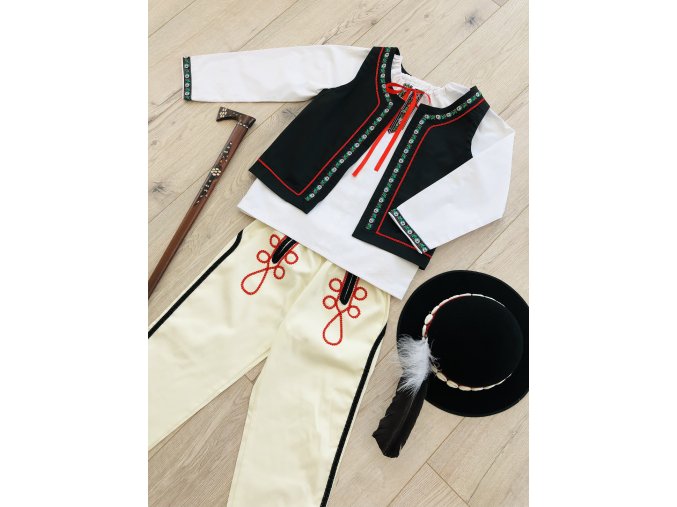 Chlapčenský folklórny komplet Paľko s vestou