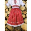 Dámsky folklórny komplet Anna v červenom