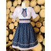 Dámsky folklórny komplet Anna v modrom
