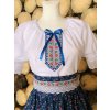 Dámsky folklórny komplet Anna v modrom
