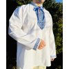 Pánska folklórna košeľa Anton v modrom