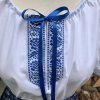 Dámska folklórna blúzka Zuzka (v modrom)