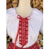 Dámska folklórna blúzka Čičmany červené