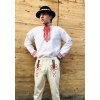 Pánsky folklórny komplet Marcel (smotanové nohavice)