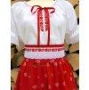 Folklórny opasok červený