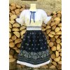 Dámsky folklórny komplet Mária v tmavomodrej