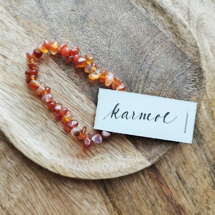 Karneol náramek