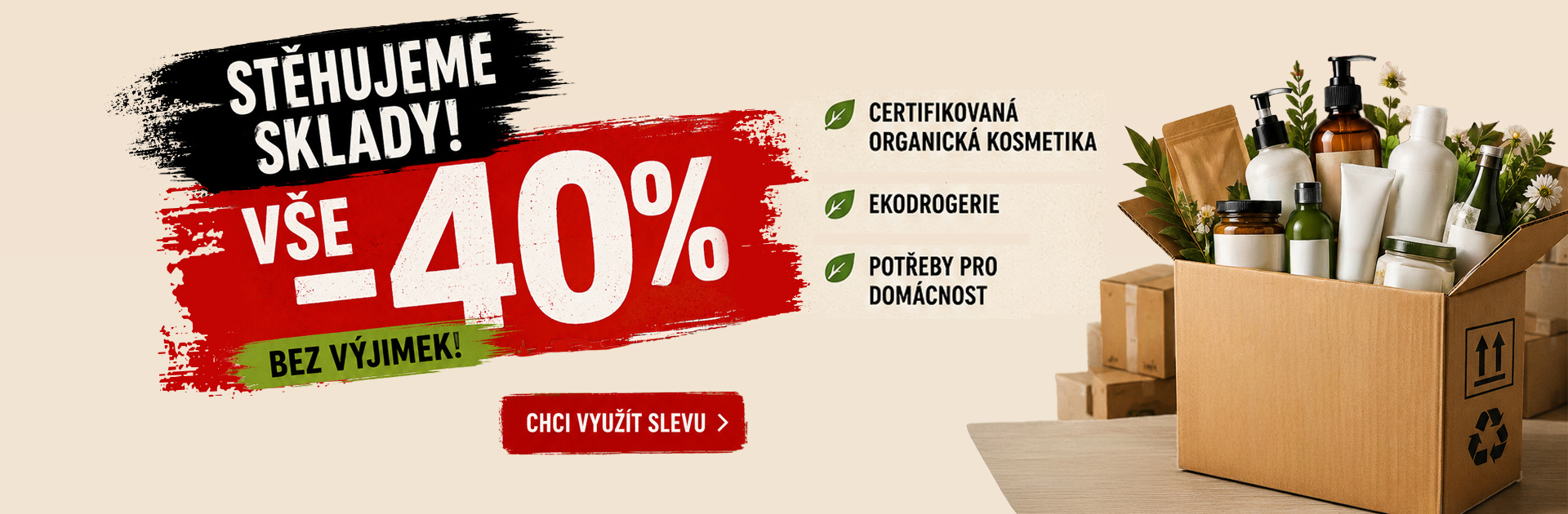 Výprodej - vše za - 40 %