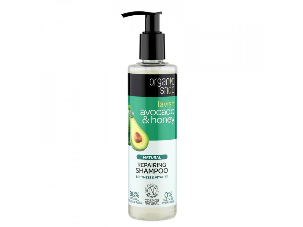 Organic Shop Regenerační šampón Avokádo a Med 280 ml