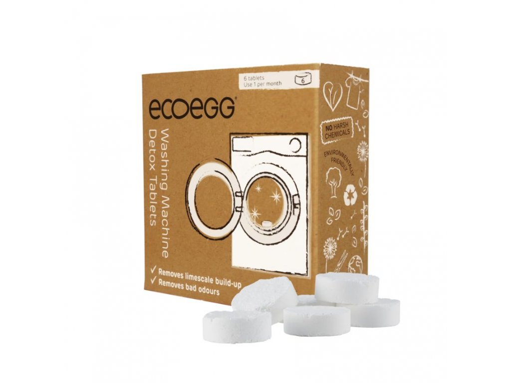 Ecoegg Čistící tablety do pračky 6 ks