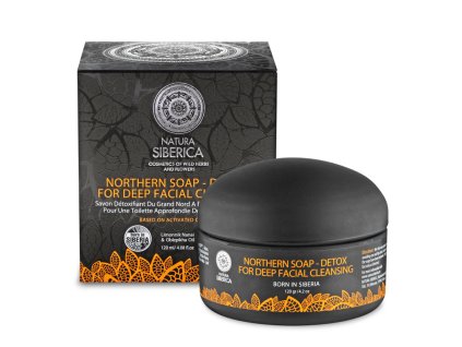 Natura Siberica Severské detoxikační mýdlo pro hloubkové čištění pleti 120 ml
