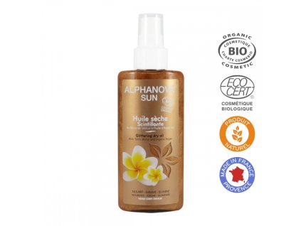 Alphanova SUN Pečující olej Třpytivý 125 ml