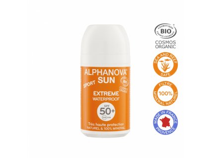 Alphanova SUN Opalovací krém ROLL ON SPF 50+ 50 g BIO
