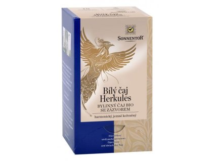 Sonnentor Bílý čaj Herkules se zázvorem BIO porcovaný 27g