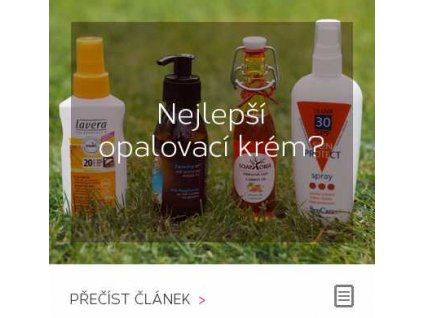 Nejlepší opalovací krém?