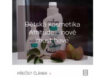 Dětská kosmetika Attitude - nové ‚must have‘
