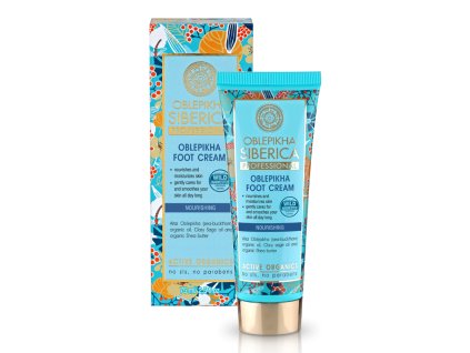 Natura Siberica Výživný rakytníkový krém na nohy 75 ml
