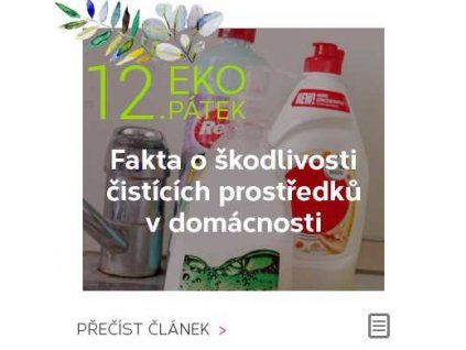 EKOPÁTEK - Fakta o škodlivosti čistících prostředků v domácnosti