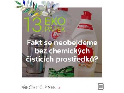 EKOPÁTEK - Fakt se neobejdeme bez chemických čistících prostředků?