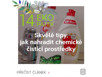 EKOPÁTEK - Skvělé tipy, jak nahradit chemické čistící prostředky!