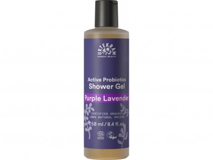Urtekram Sprchový gel Levandule s probiotiky Bio 250 ml