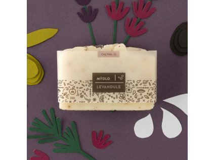 Caltha Bylinné tuhé mýdlo Levandule 100 g