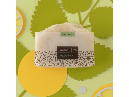 Caltha Bylinné tuhé mýdlo Meduňka 100 g