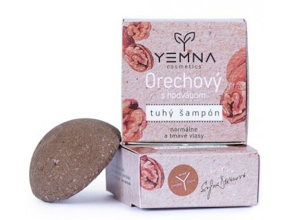 Yemna Tuhý šampon Ořechový s jílem Rhassoul 55 g
