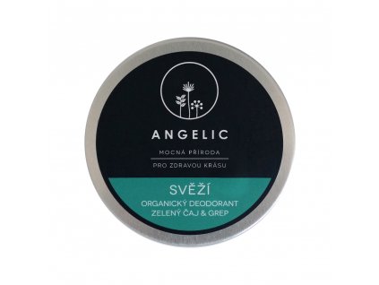 Angelic Svěží organický deodorant zelený čaj & grep 50 ml