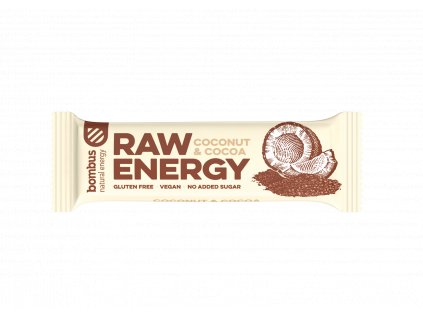 Bombus Raw energy kakao a kokos 50 g
