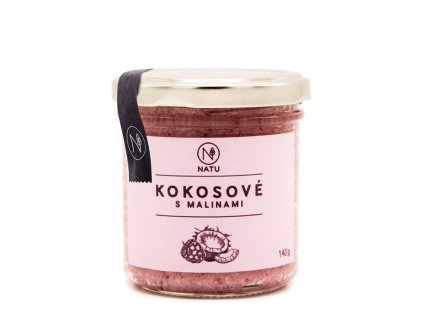 Natu Kokosové s malinami máslo 140g