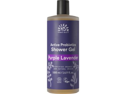 Urtekram Sprchový gel levandule s probiotiky Bio 500 ml