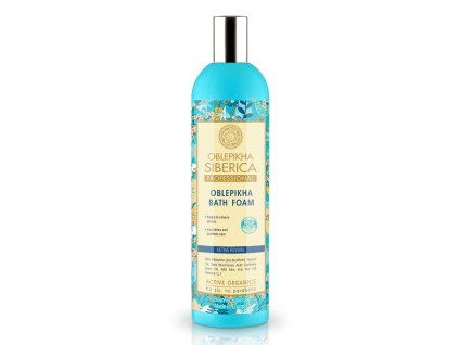 Natura Siberica Rakytníková pěna do koupele Hluboká obnova 550 ml