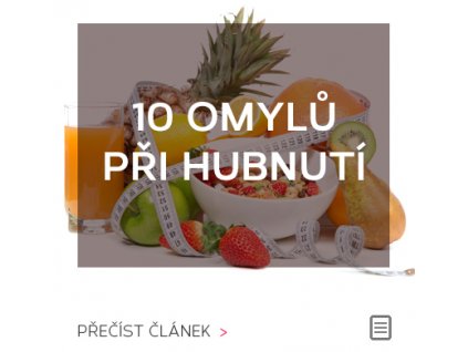 10 omylů při hubnutí