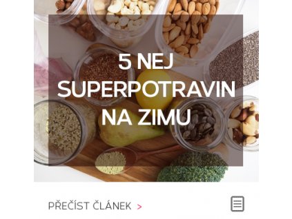 5 nej superpotravin na zimu