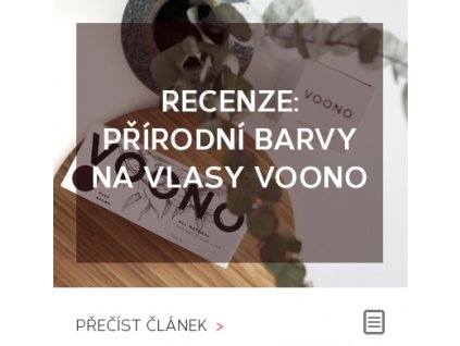 Recenze | Přírodní barva na vlasy Voono