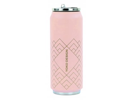 Yoko Design Termohrnek 500 ml Art Deco růžová