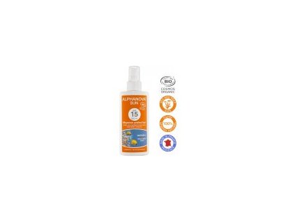 Alphanova SUN Opalovací krém ve spreji SPF 15 125g BIO