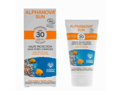 Alphanova SUN Opalovací krém na obličej hypoalergenní SPF 30 50g BIO