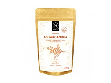 Natu ASHWAGANDHA BIO prášek 200 g