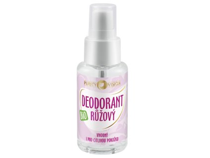 Purity Vision Růžový deodorant BIO 50 ml