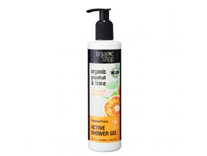 Organic Shop Povzbuzující sprchový gel Grapefruitový punč 280 ml