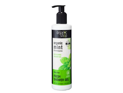 Organic Shop Osvěžující sprchový gel Mátový déšť 280 ml