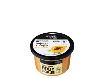 Organic Shop Tělový peeling Šťavnatá papája 250 ml