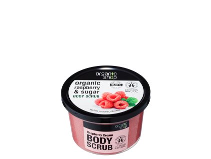 Organic Shop Tělový peeling Malinová smetana 250 ml