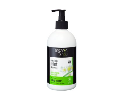 Organic Shop Hydratační tekuté mýdlo na ruce Mátový jasmín 500 ml
