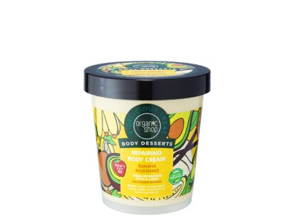 Organic Shop Body Desserts Regenerační tělový krém Banánový milkshake 450 ml